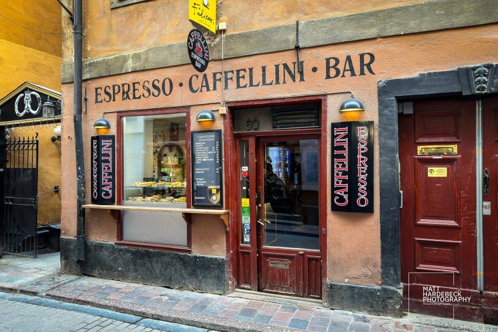 Caffellini Espresso Bar in Gamla Stan