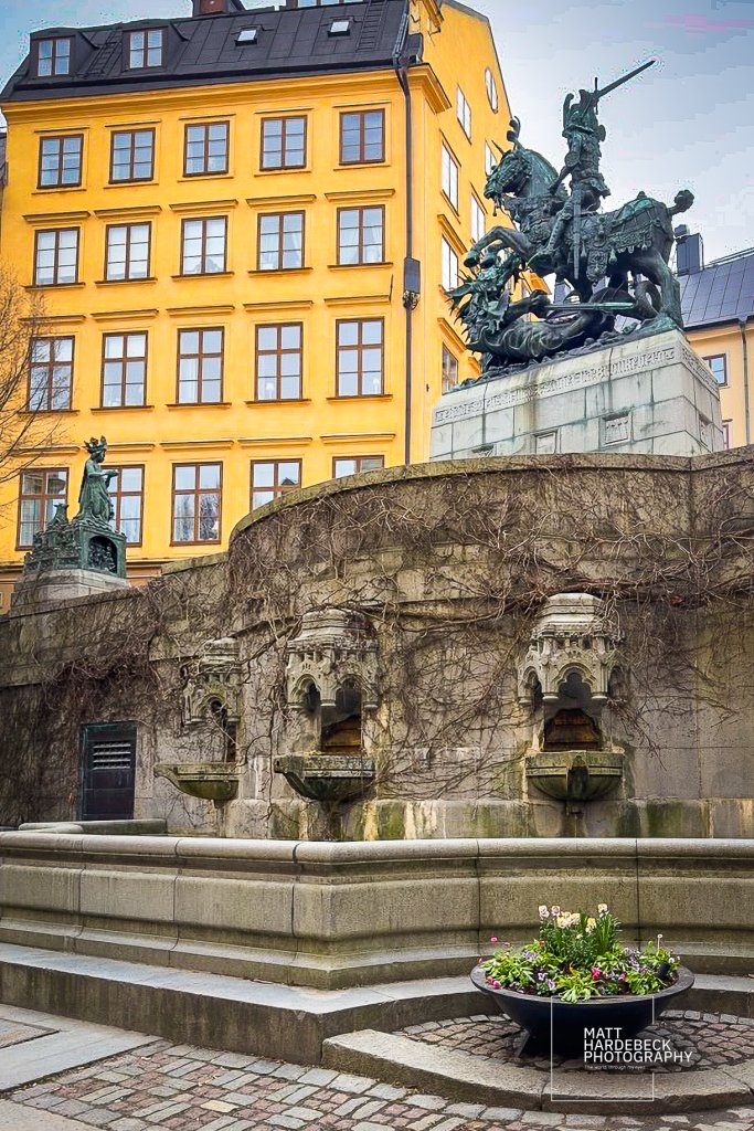 St. George and the Dragon sculpture